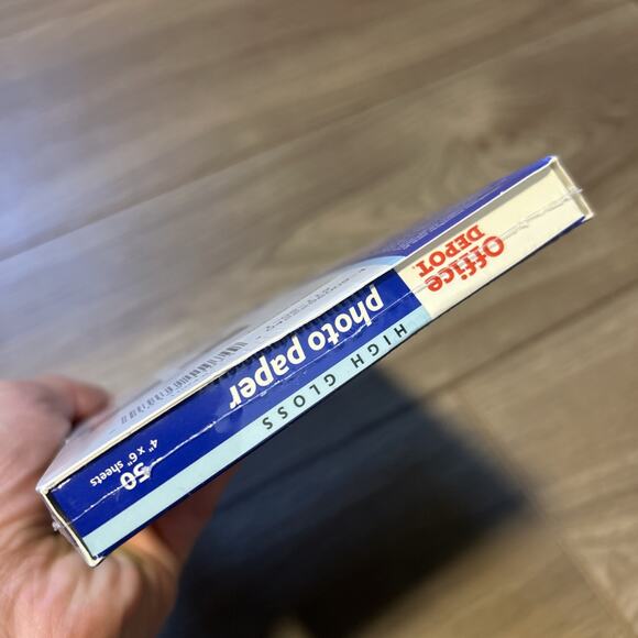 NEW Office Depot Photo Paper High Gloss for InkJet Printers Size 4"X6" 50 Sheets - Picture 3 of 4